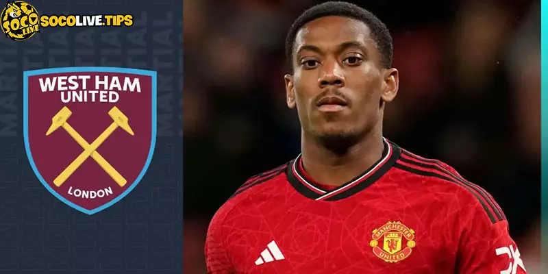 The Hammers nhắm đến Anthony Martial